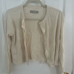 Everlane Organic Cotton Beige Sweater